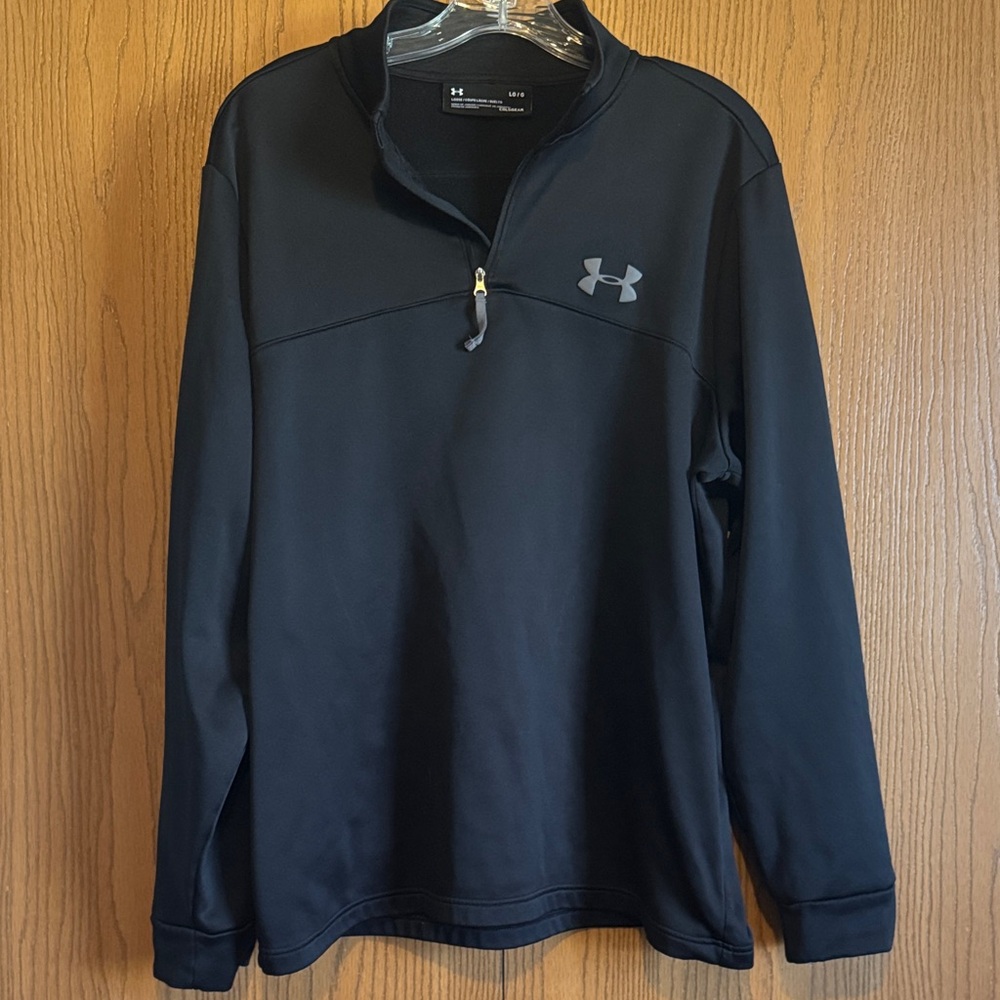 Under Armour Black Quarter-Zip Performance Pullover